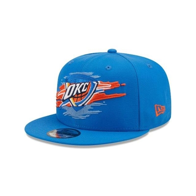 Oklahoma City Thunder Gorra | New Era NBA Logo Tear 9fifty Snapback Cap Mexico - Azules